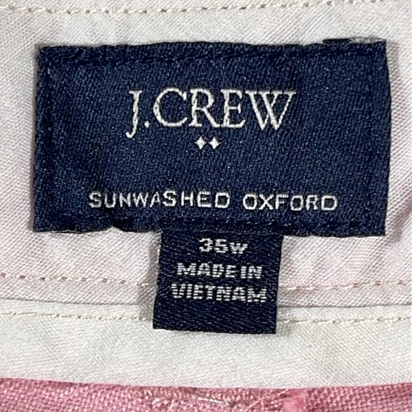 J. Crew mens stone pink lightweight basic flat front 10" inseam shorts - size 36 - Picture 4 of 10